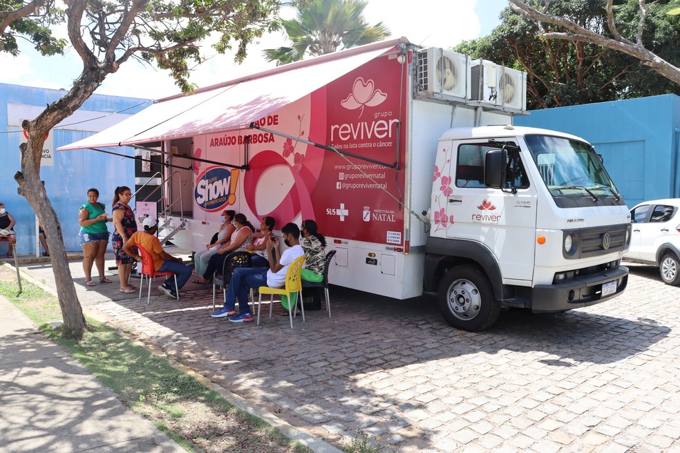 Serviço itinerante oferece exames de mamografia gratuitos na Zona Sul de Natal — Foto: Divulgação