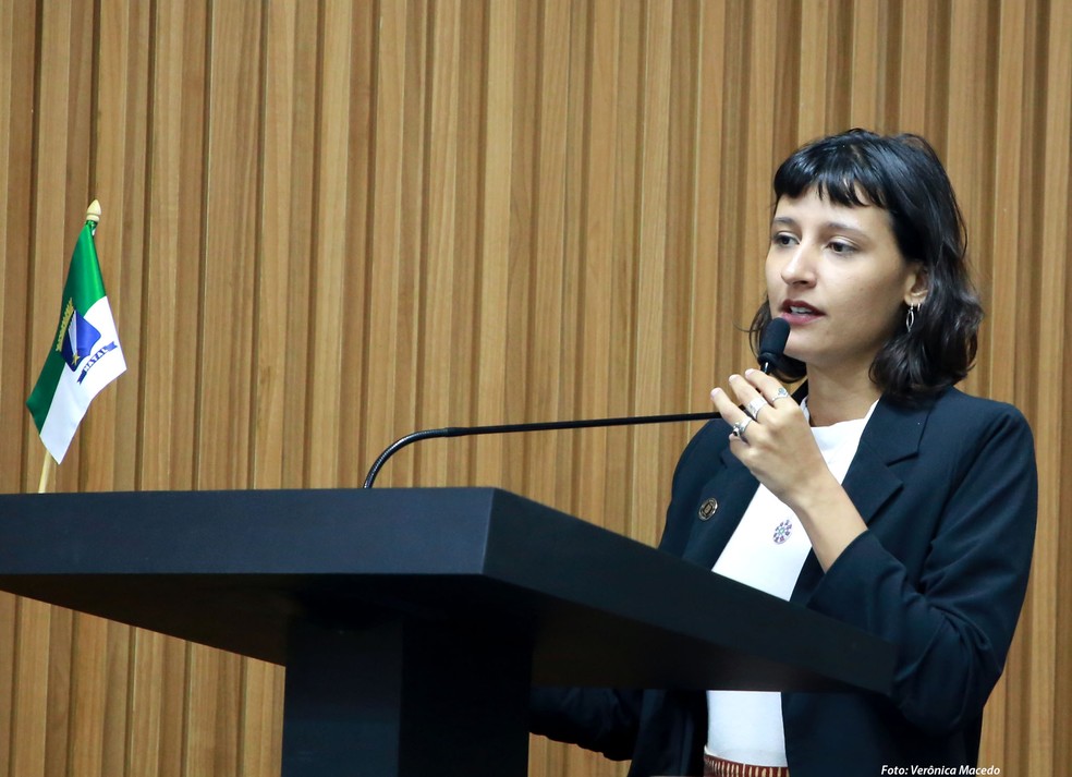 Vereadora Brisa Bracchi (PT) recebeu ameaça por e-mail e vai registrar queixa na Polícia Civil — Foto: Verônica Macedo