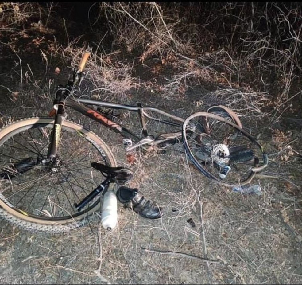 Ciclista morre após ser atingido por caminhonete que fazia ultrapassagem na RN-117 — Foto: Foto: Redes sociais