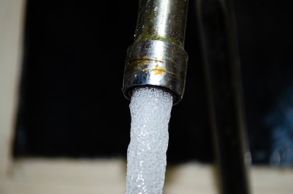 torneira, água, seca — Foto: Kevin David/A7 Press/Estadão Conteúdo