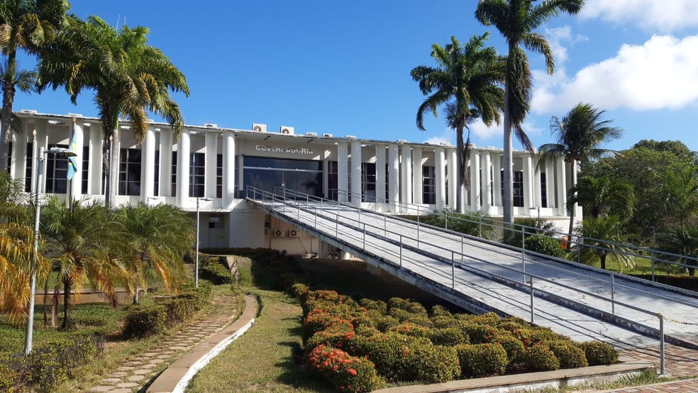 Governadoria do Rio Grande do Norte prédio fachada governo RN — Foto: Sérgio Henrique Santos/Inter TV Cabugi