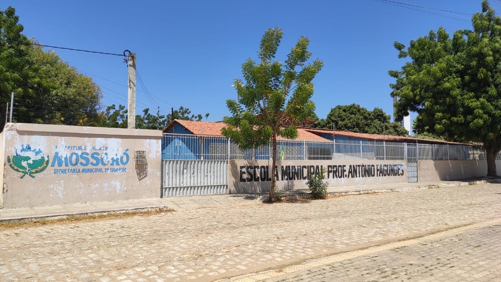 Escola Municipal Antônio Fagundes, em Mossoró — Foto: Isaiana Santos/Inter TV Costa Branca