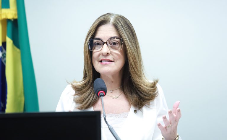 Deputada Rogéria Santos (Republicanos-BA) fala em comissão na Câmara dos Deputados