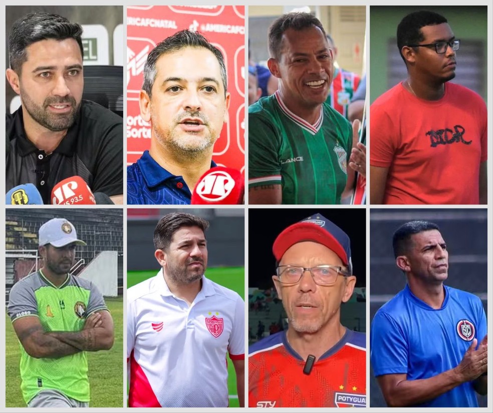 Conheça os técnicos do Campeonato Potiguar 2024 — Foto: ge
