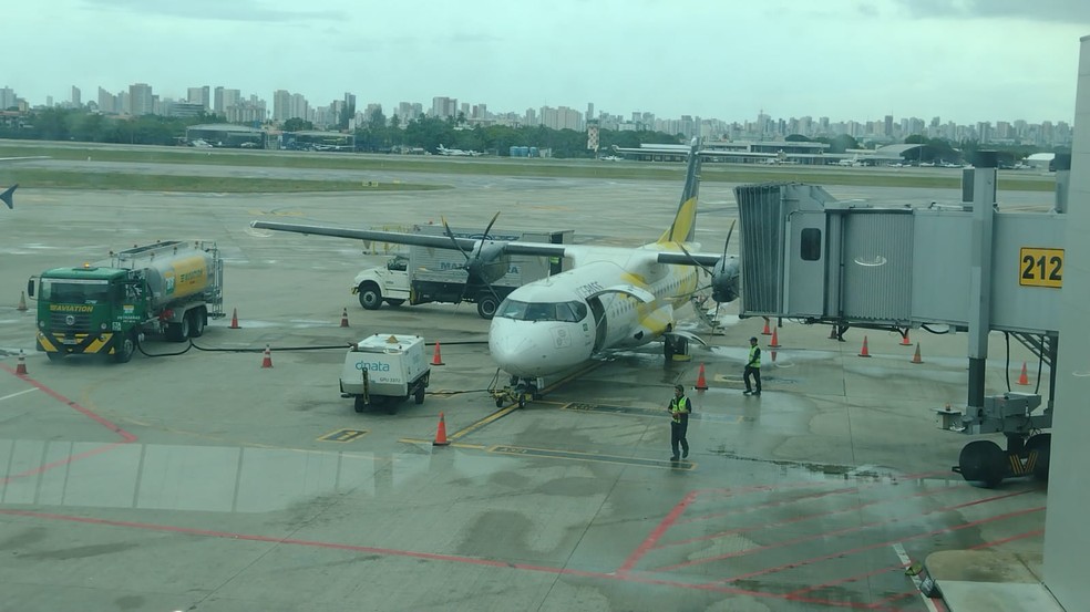 Primeiro voo da Voepass entre Mossoró e Fortaleza — Foto: Divulgação