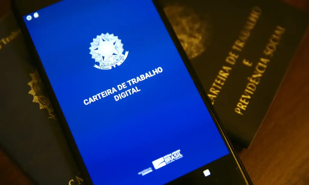 Carteira de trabalho digital.