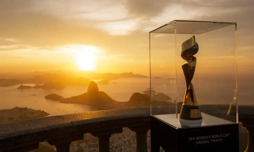 troféu, copa do mundo de futebol feminino, Rio de Janeiro