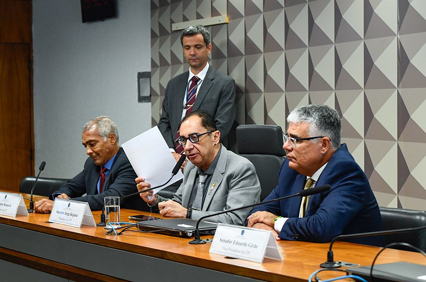 Mesa:
relator da CPIAE, senador Romário (PL-RJ); 
presidente da CPIAE, senador Jorge Kajuru (PSB-GO); 
vice-presidente da CPIAE, senador Eduardo Girão (Novo-CE).