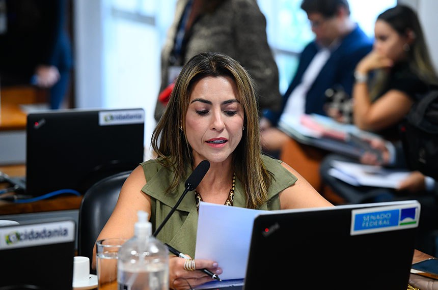 Em pronunciamento, à bancada, senadora Soraya Thronicke (Podemos-MS).