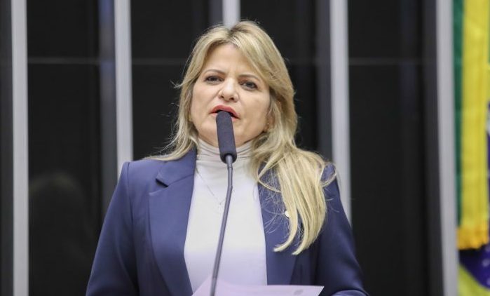 Deputada Flávia Morais (PDT-GO) fala no Plenário da Câmara dos Deputados