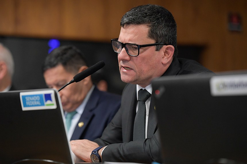 Bancada: 
senador Sergio Moro (União-PR) - em pronunciamento.