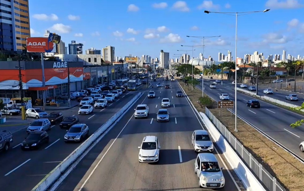 Trecho da BR-101 será interditado para maratona; fluxo será pela via marginal — Foto: SET-RN/Divulgação