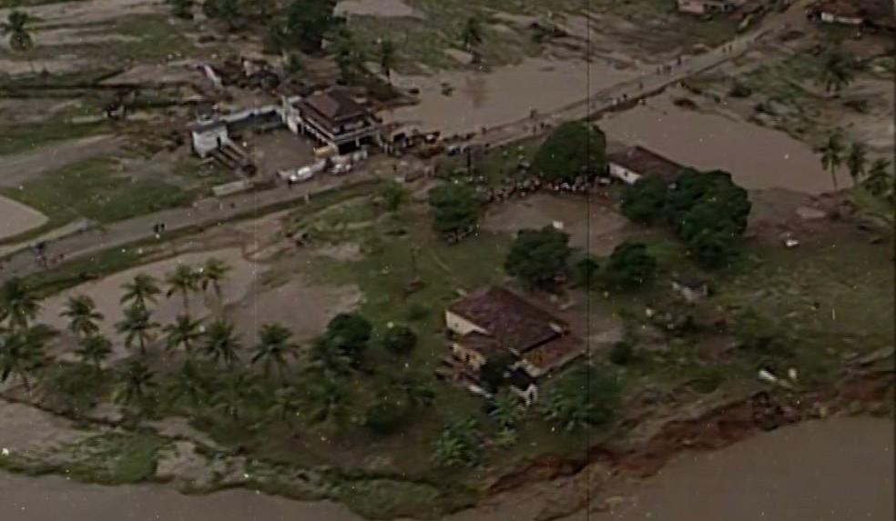 Tragédia de Camará deixou cinco mortos e mais de 3 mil desabrigados — Foto: Arquivo/TV Cabo Branco
