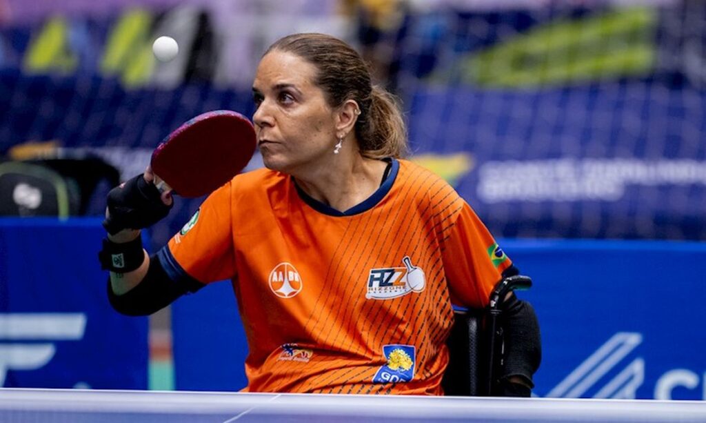 A mesatenista Carla Maia, da TV Brasil, vai disputar primeira Paralimpíada da carreira.