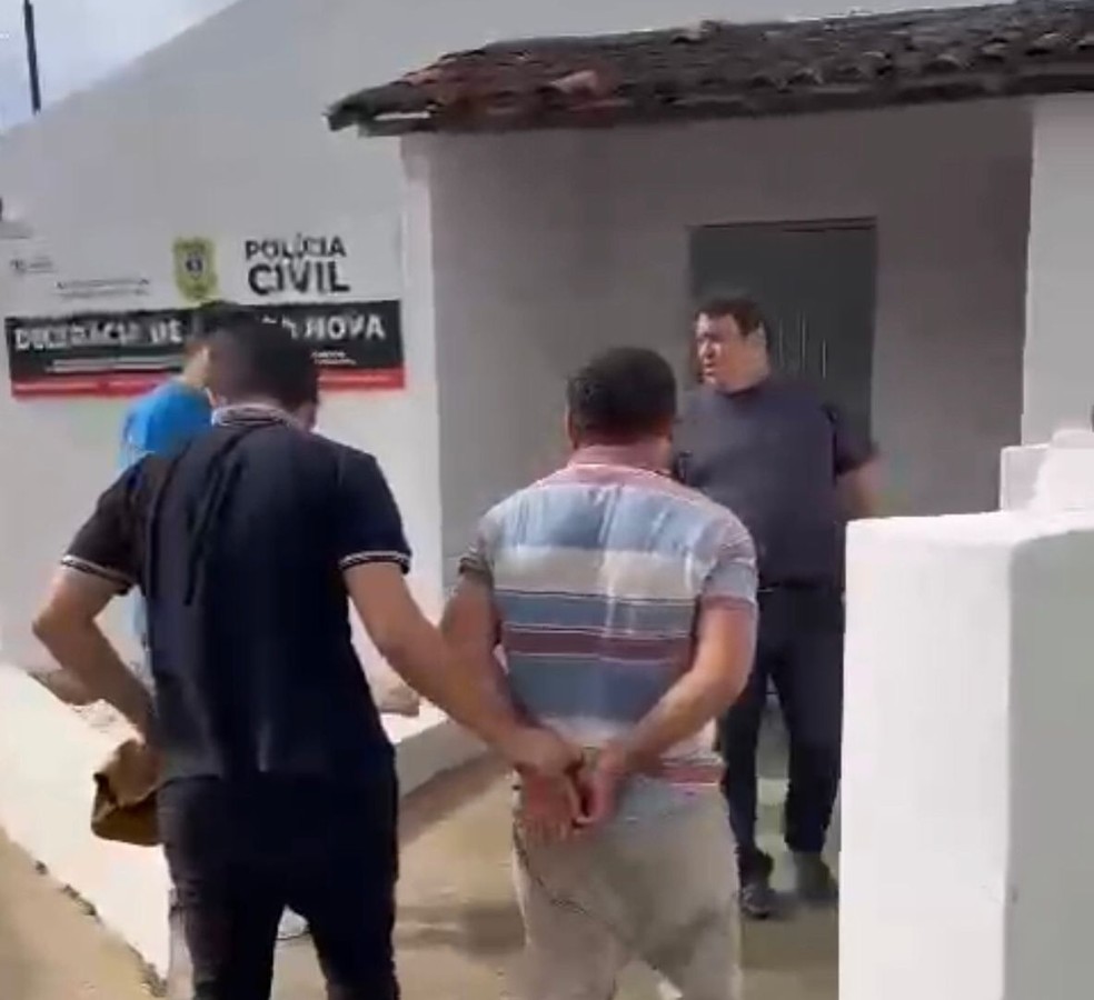 Homem suspeito de abusar sexualmente das três filhas é preso em Alagoa Nova, PB — Foto: Polícia Civil/Divulgação