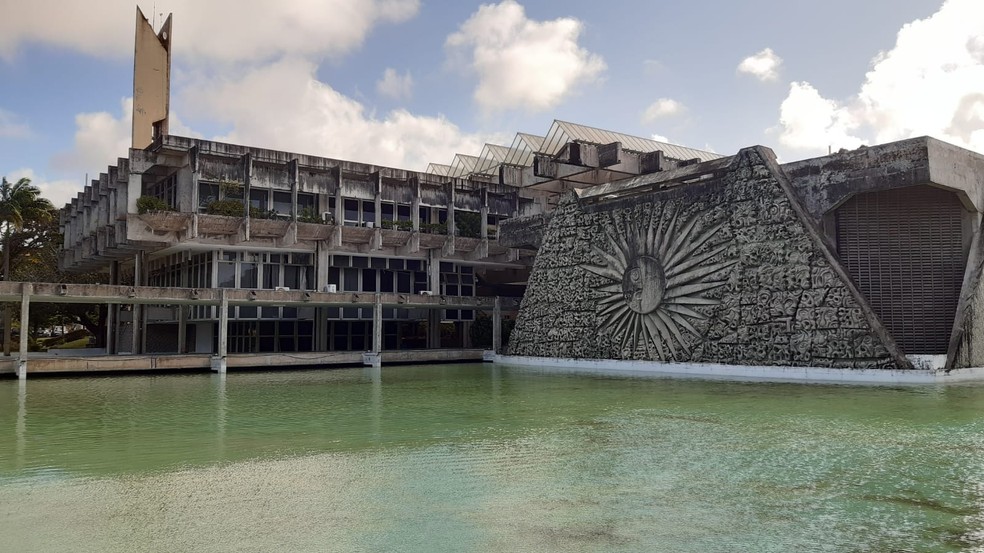 Reitoria Universidade Federal do Rio Grande do Norte UFRN fachada sede  — Foto: Sérgio Henrique Santos/Inter TV Cabugi