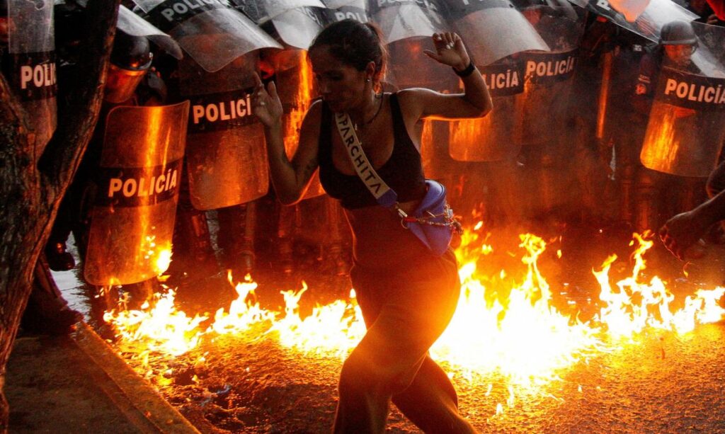Protesto na cidade venezuelana de Puerto La Cruz
29/7/2024 REUTERS/Samir Aponte