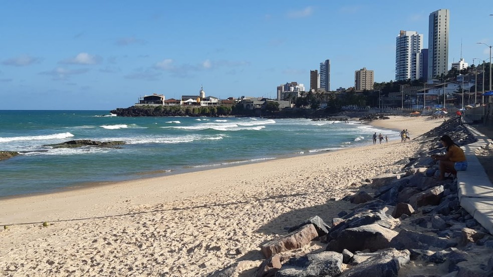 Praia do Meio, Natal, RN — Foto: Sérgio Henrique Santos/Inter TV Cabugi