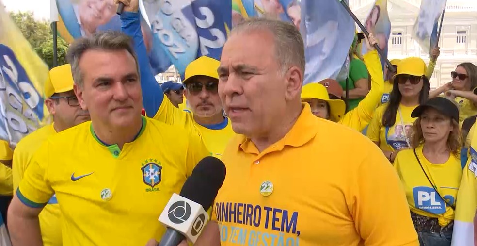 Marcelo Queiroga apresentou propostas para a valorização do comércio no centro — Foto: TV Cabo Branco/Reprodução