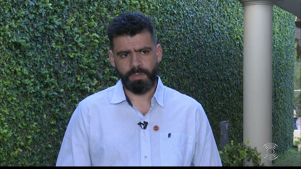 Camilo Duarte é o candidato do PCO à Prefeitura de João Pessoa — Foto: TV Cabo Branco/Reprodução