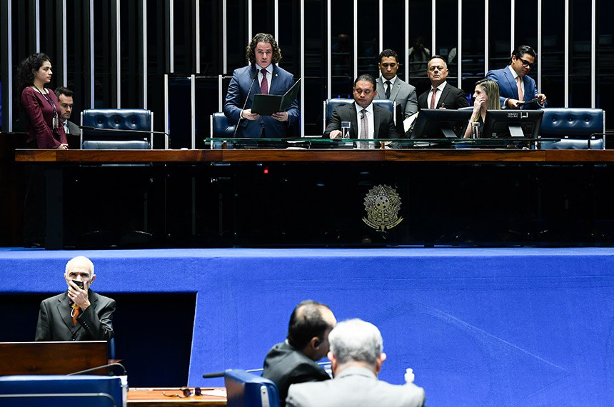 Mesa: 
vice-presidente do Senado Federal, senador Veneziano Vital do Rêgo (MDB-PB);
2º secretário da Mesa do Senado Federal, senador Weverton (PDT-MA);
diretora da Secretaria Legislativa do Congresso Nacional, Roberta Lys de Moura Rochael.
