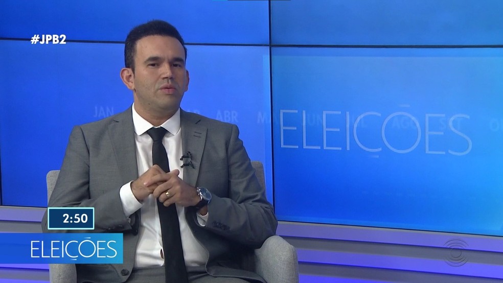 Jhony Bezerra em entrevista ao JPB2 — Foto: Reprodução/TV Cabo Branco