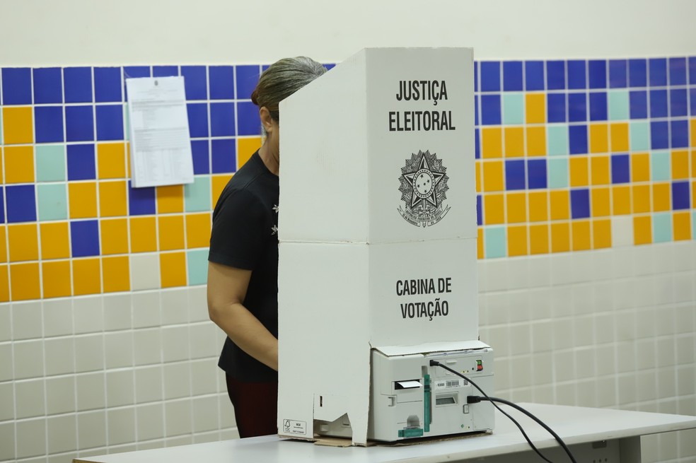 Eleições 2024 em Palmas - votação primeiro turno — Foto: Djavan Barbosa/Jornal do Tocantins