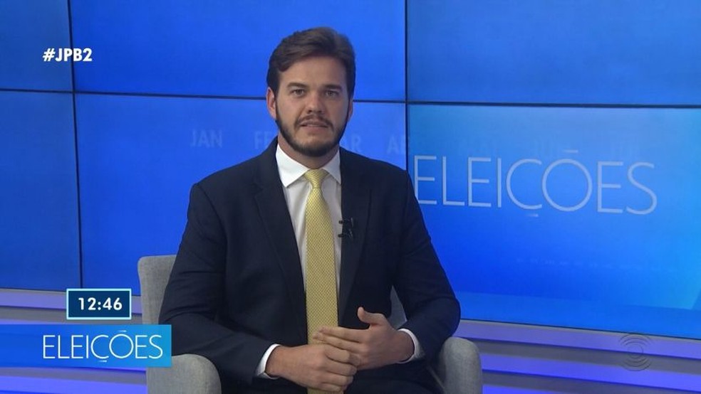 Bruno Cunha Lima, União Brasil, em entrevista ao JPB2 — Foto: Reprodução/TV Paraíba