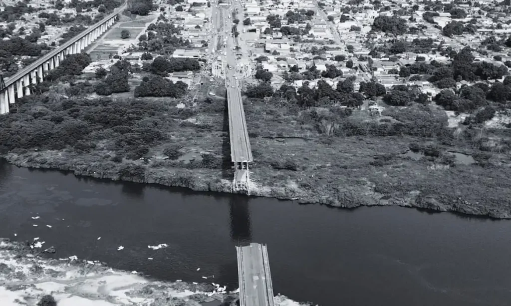Estreiro MA 23/12/2024  Ponte Juscelino Kubitschek de Oliveira, que liga os municípios de Estreito, no Maranhão, e Aguiarnópolis, no Tocantins que desabou. Foto Prefeitura de Estreito.