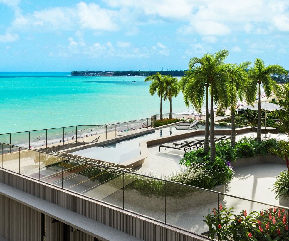 Residencial Artus Vivence é destaque na orla da Praia do Cabo Branco. — Foto: GHC Incorporações