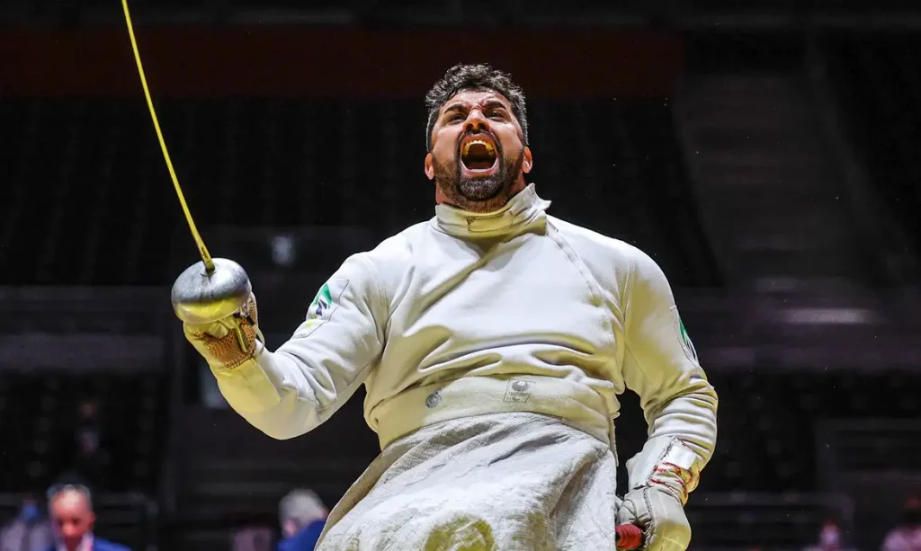 Jovane Guissone é prata na espada - Tóquio 2020 - Paralimpíada - esgrima
