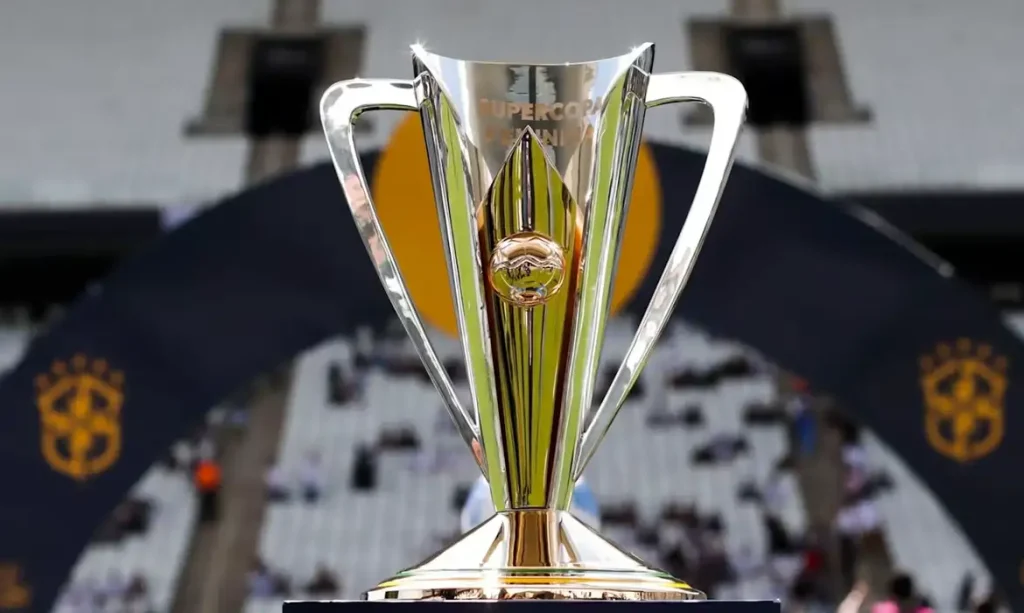 Supercopa feminina - taça - troféu