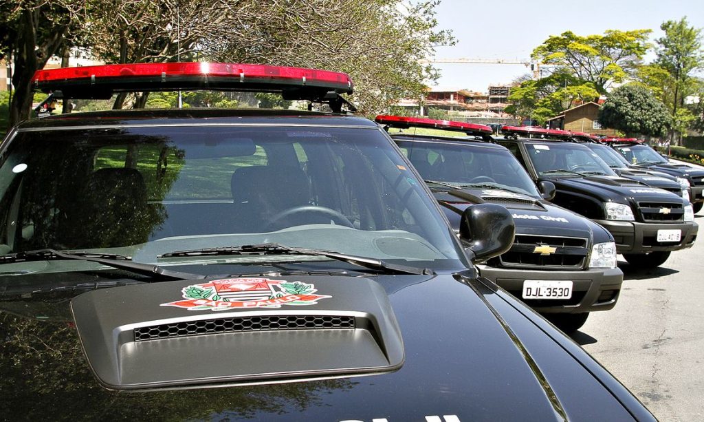 Viaturas da polícia civil de São Paulo