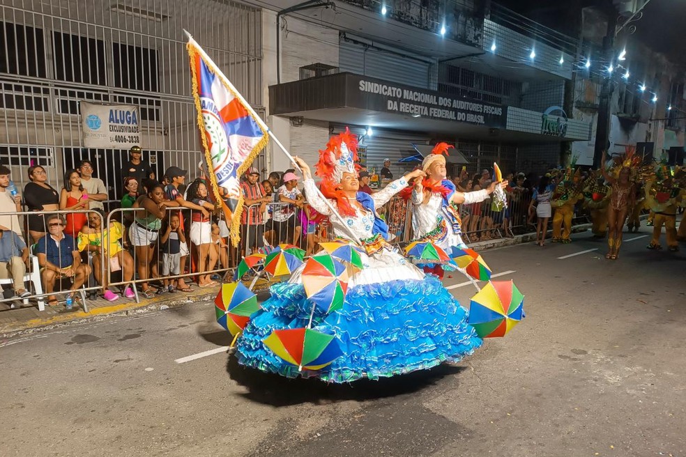 Malandros do Samba foi a campeã do Carnaval de Natal 2024 — Foto: Evaldo Gomes