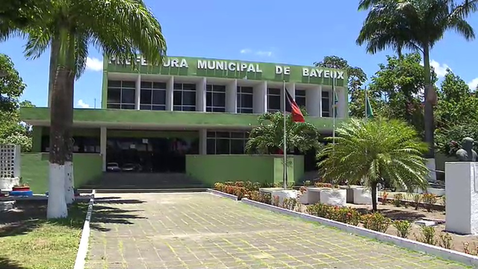 Prefeitura de Bayeux, PB — Foto: Reprodução/TV Cabo Branco