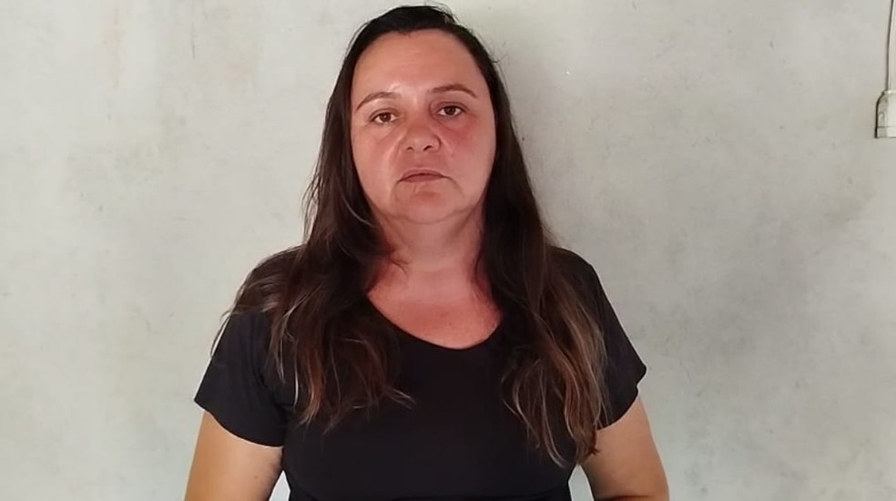 Neuma Alves, agricultora, também contou que sentiu ardência na testa após receber o sinal da cruz com cinzas na Quarta-feira de Cinzas — Foto: Reprodução/Inter TV Costa Branca