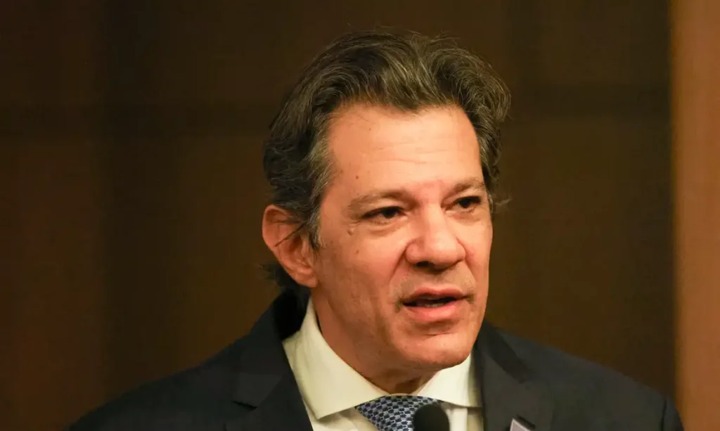 Brasília (DF), 02/04/2025 - Fernando Haddad (Fazenda), durante evento em comemoração aos seus 60 Anos do Banco Central.
Foto: Jose Cruz/Agência Brasil