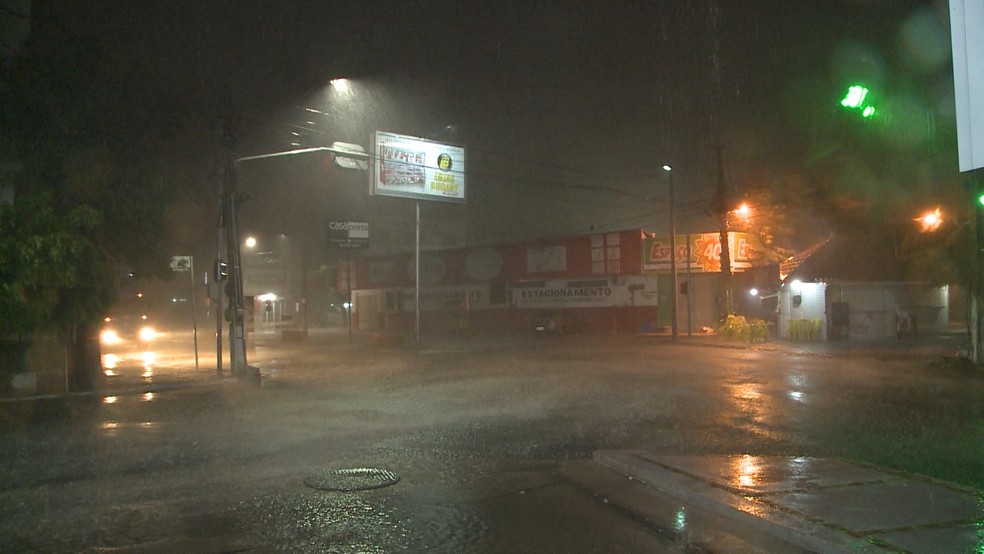 Maior precipitação aconteceu na cidade de Sousa, no Sertão da Paraíba, registrando 115,5 de chuva — Foto: Reprodução/TV Paraíba