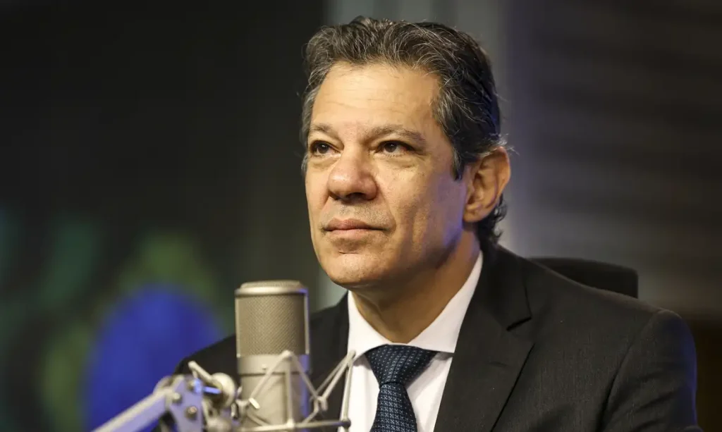 Brasília (DF), 20/03/2025 - O ministro da Fazenda, Fernando Haddad, participa do programa