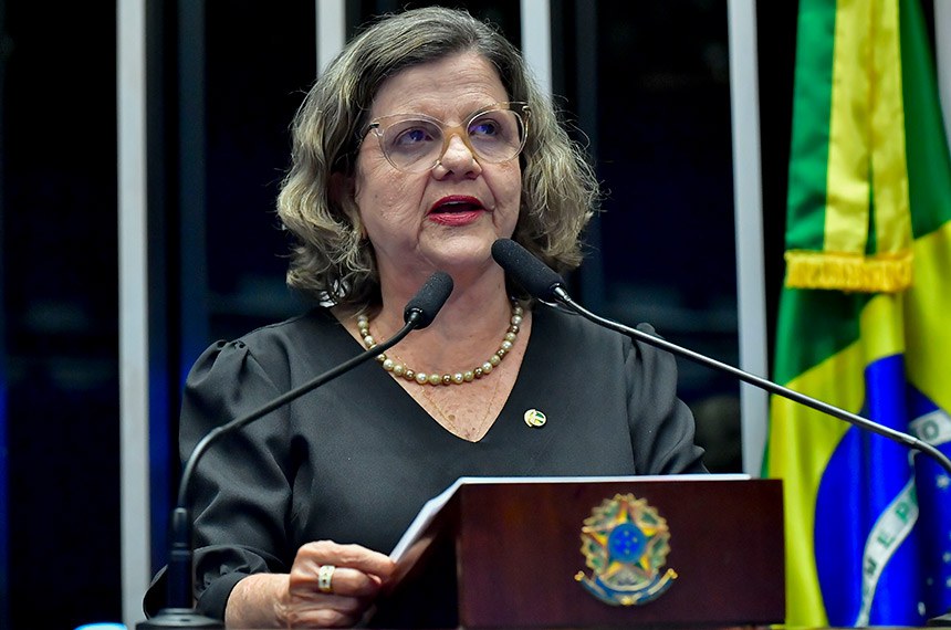 Em discurso, à tribuna, senadora Teresa Leitão (PT-PE).