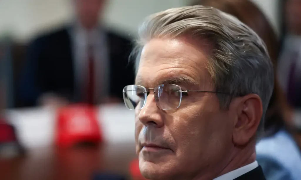 Secretário do Tesouro dos EUA, Scott Bessent
30/04/2025
Reuters/Evelyn Hockstein/Proibida reprodução