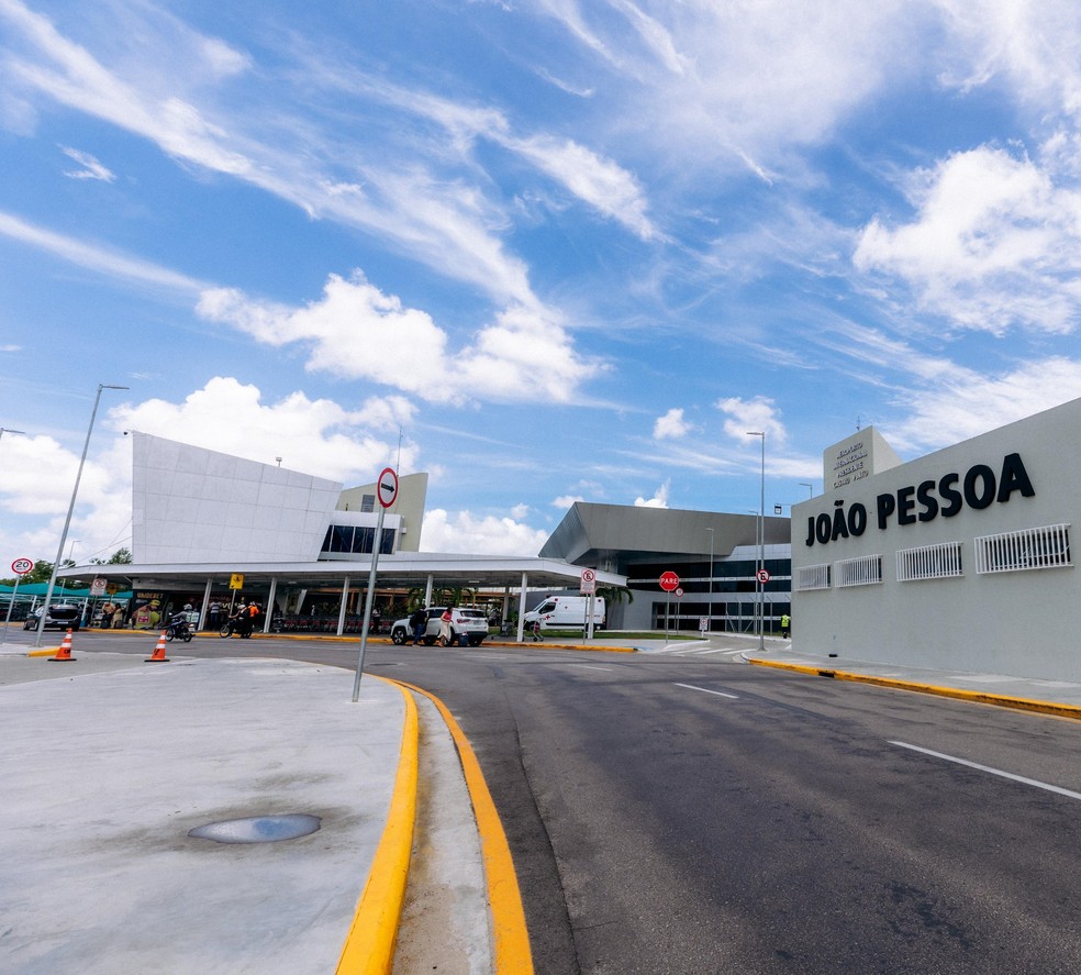 Aeroporto Internacional de João Pessoa após as reformas feitas por empresa que ganhou concessão — Foto: Aena