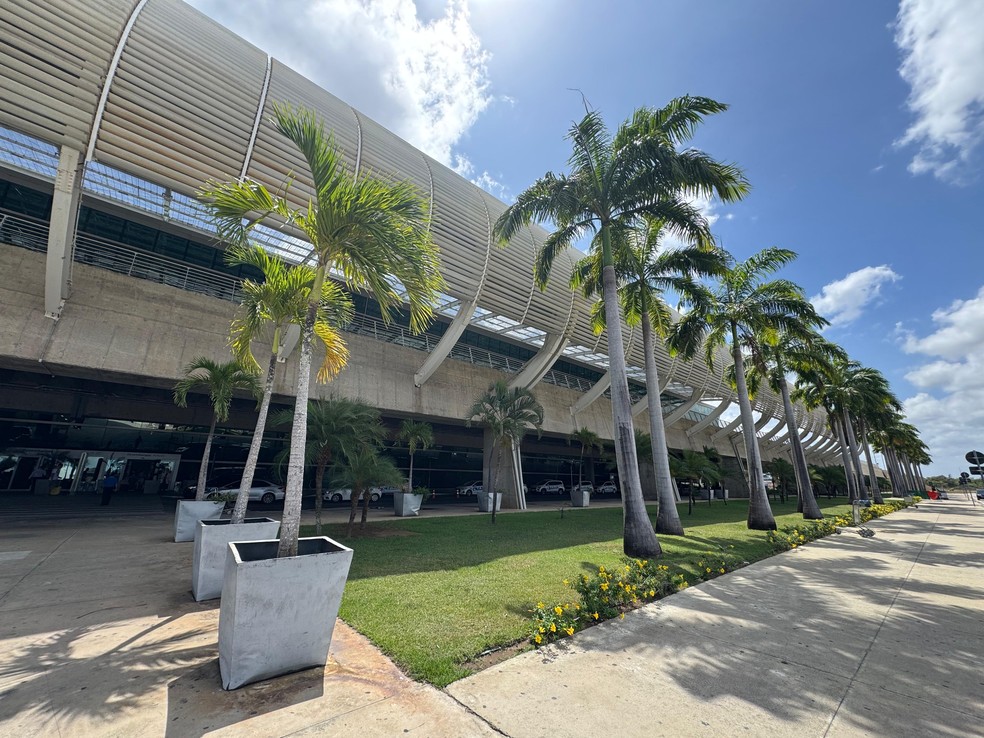 Aeroporto Internacional Aluízio Alves, Aeroporto de Natal, fachada — Foto: Sérgio Henrique Santos/Inter TV