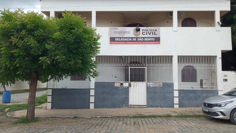 Delegacia de São Bento  — Foto: Beto Silva/TV Paraíba