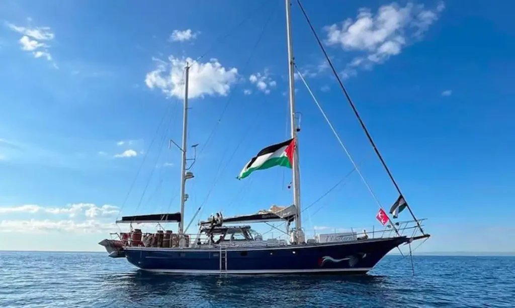 Brasília (DF), 07/06/2025 - Embarcação Madeleine, da Coalizão Flotilha da Liberdade. Foto: gazafreedomflotilla/Instagram