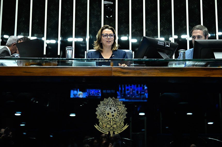 Mesa: 
senadora Leila Barros (PDT-DF) - preside sessão; 
secretário-geral da Mesa do Senado Federal, Danilo Augusto Barboza de Aguiar.