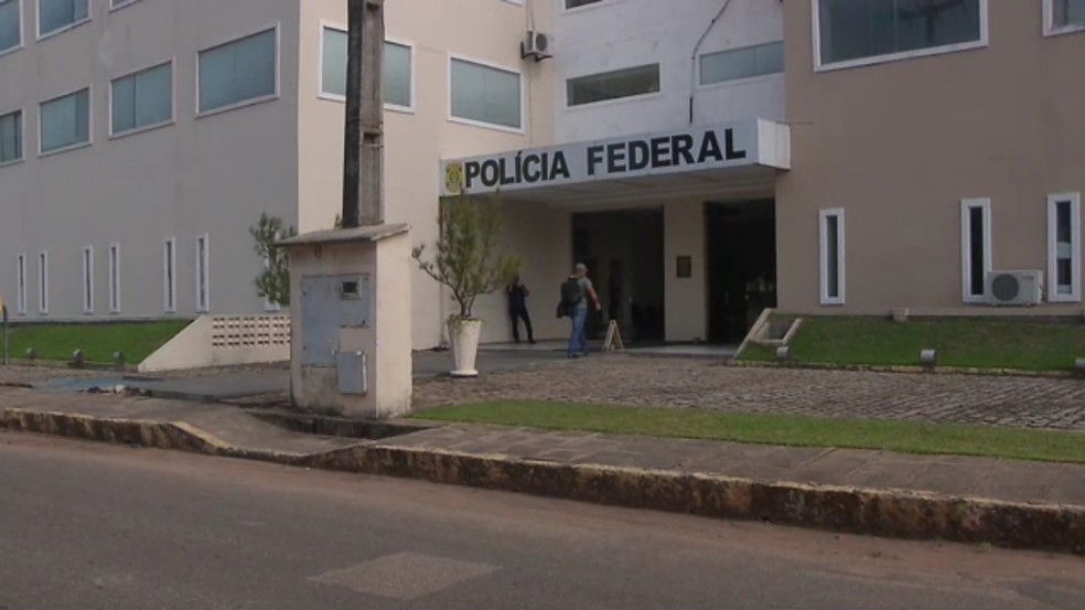 Sede da Polícia Federal em Cabedelo, PB — Foto: Reprodução/TV Cabo Branco