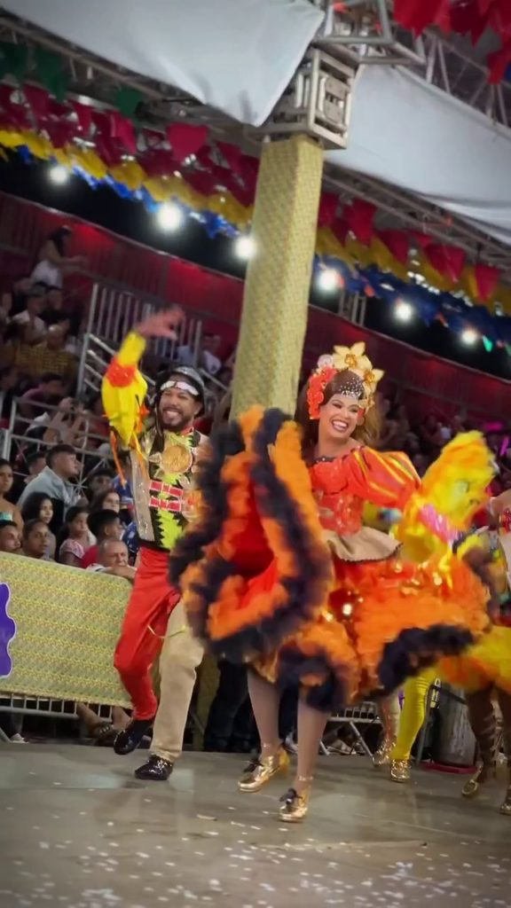 Moleka 100 Vergonha vence festival estadual de quadrilhas juninas — Foto: Reprodução/TV Cabo Branco