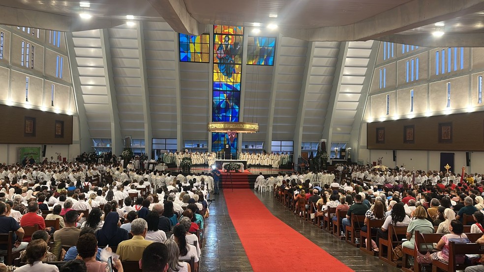Catederal Metropolitana de Natal — Foto: Kleber Teixeira/Inter TV Cabugi