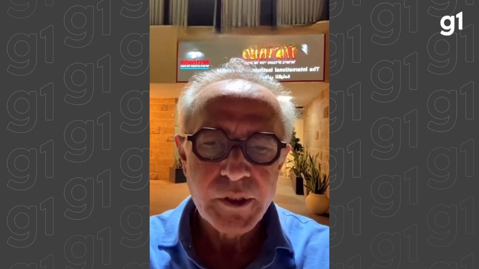 Cícero Lucena se refugia em abrigo em Israel após país bombardear Irã — Foto: Redes Sociais